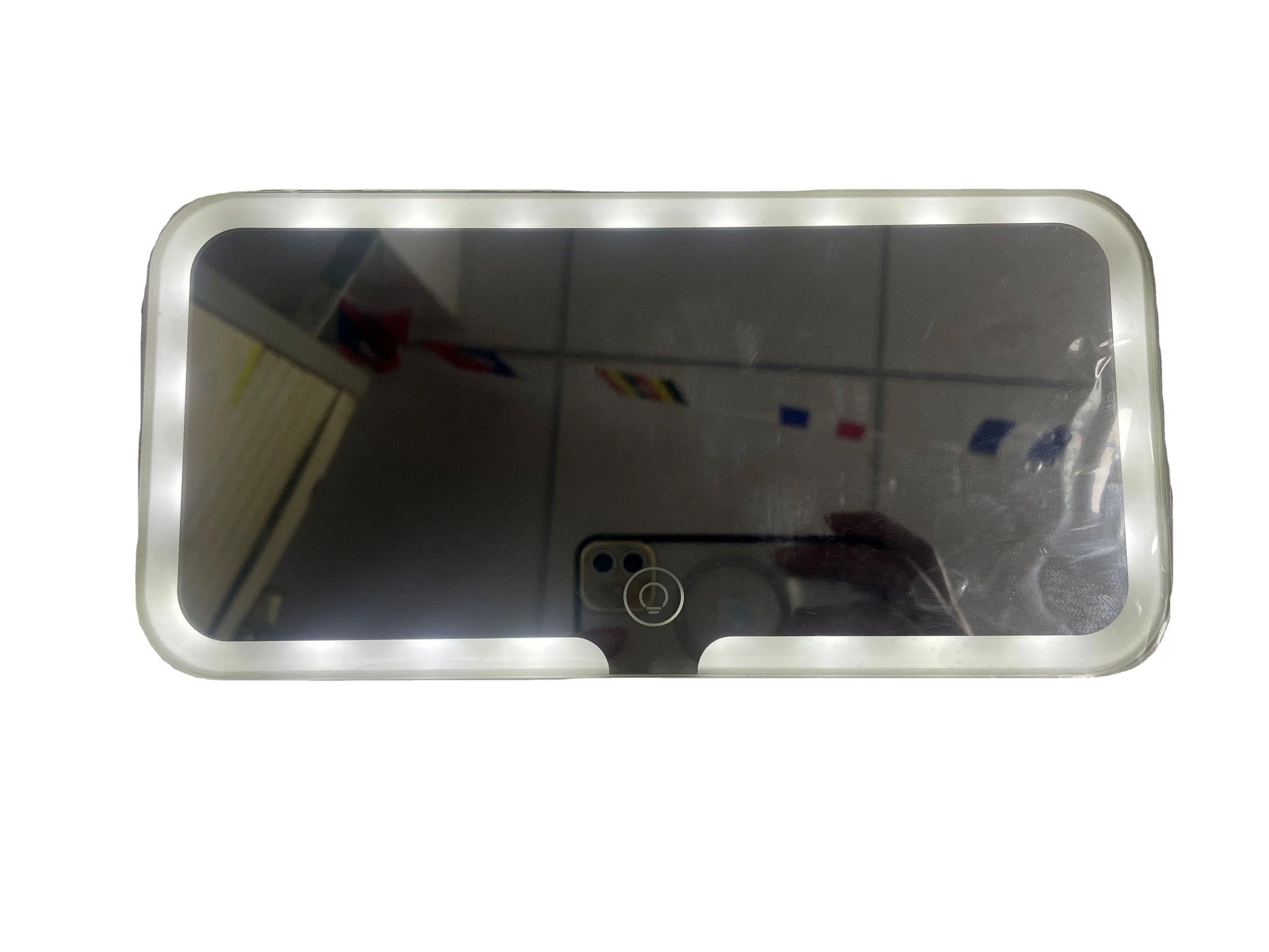 New Design Maquillaje Espejo Universal Car Sun Visor Vanity Mirror with Lights Auto Car Makeup Mirror Beauty Tools