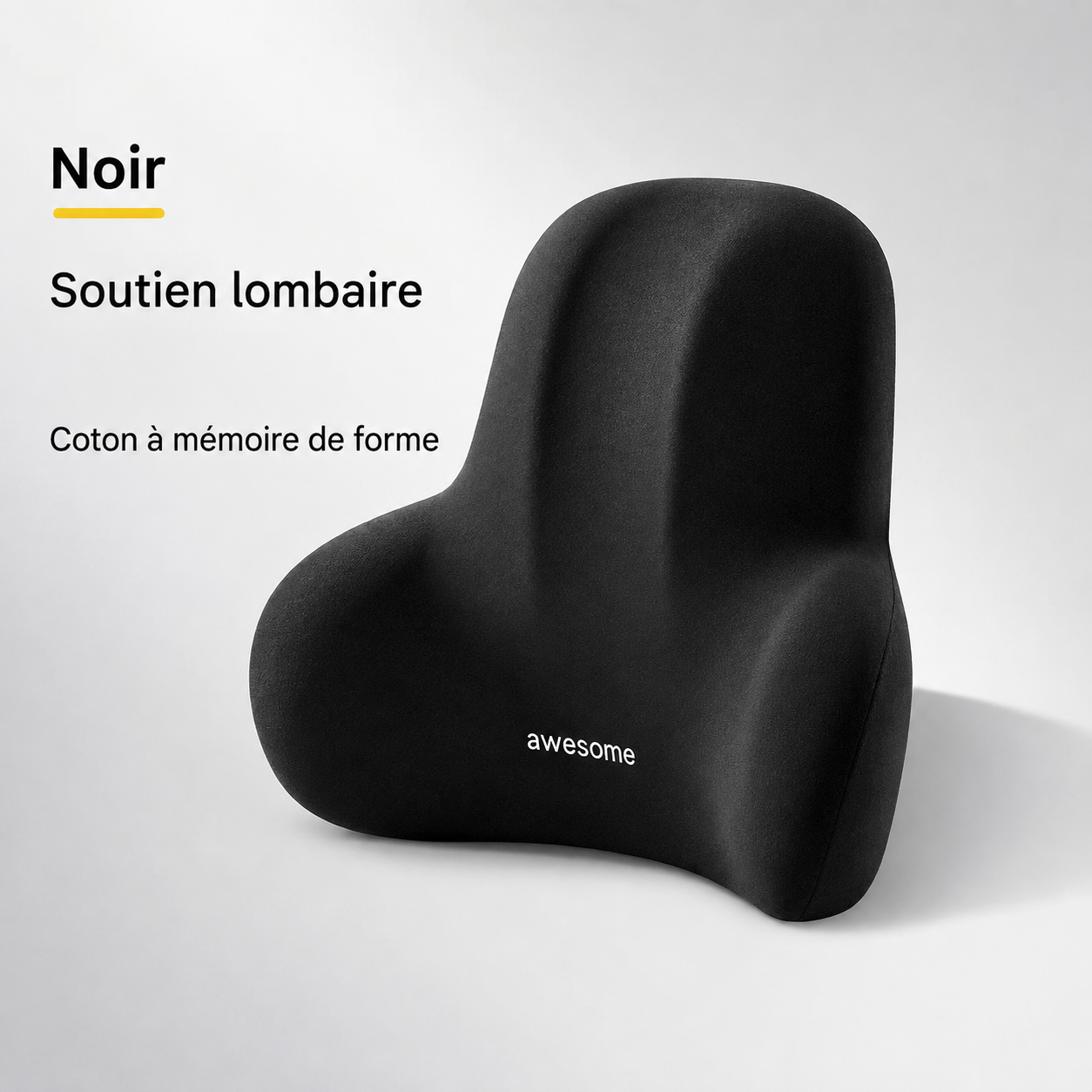Coussin Lombaire Ergonomique 2-en-1 | Voiture & Bureau, Fini le Mal de Dos