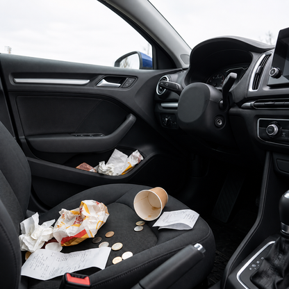 Poubelle de voiture